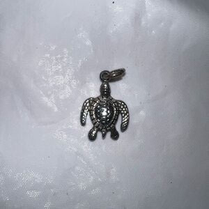 Sterling Silver Vintage Turtle‎ Charm